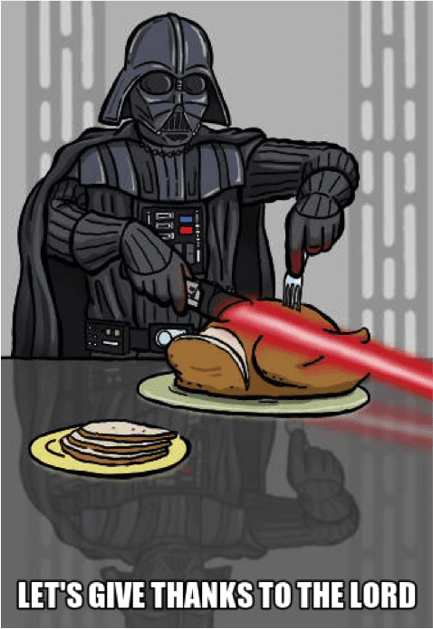 darth vader thanksgiving