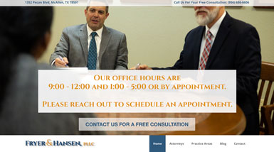 Fryer and Hansen | Website Design, Search Engine Optimization, Content Management