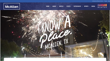 Visit Mcallen | Website Design, Social Media Management